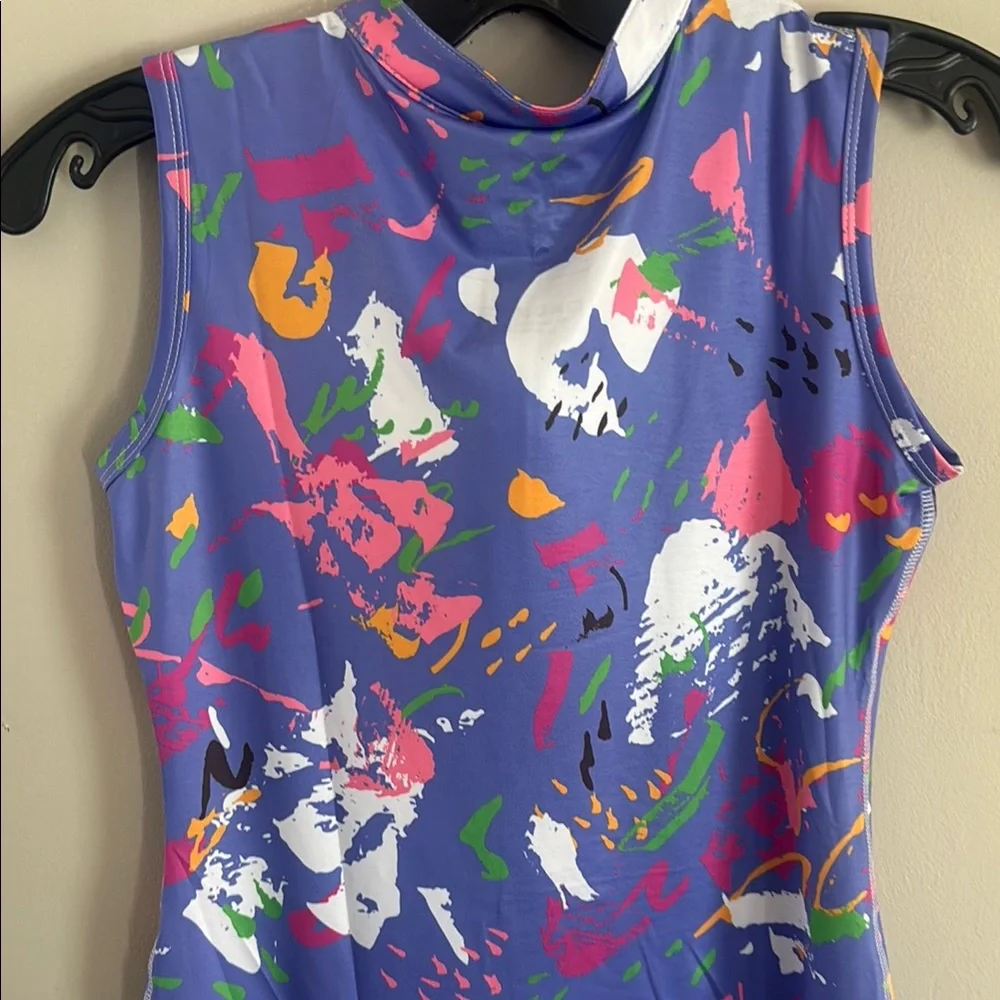 Proud 90 Colorful Abstract Print Sleeveless shirt - Picture 5 of 5